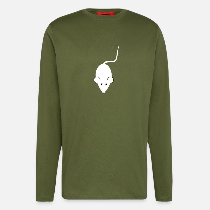 Maus - Langarmshirt - made by SPREAD  - MOSS GREEN