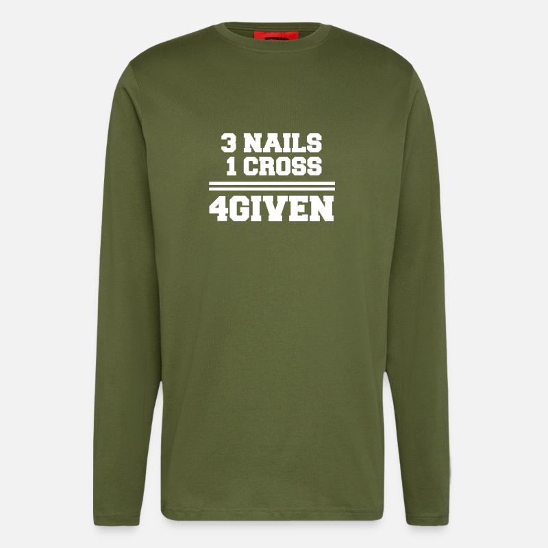 4given 1B - Langarmshirt - made by SPREAD  - MOSS GREEN