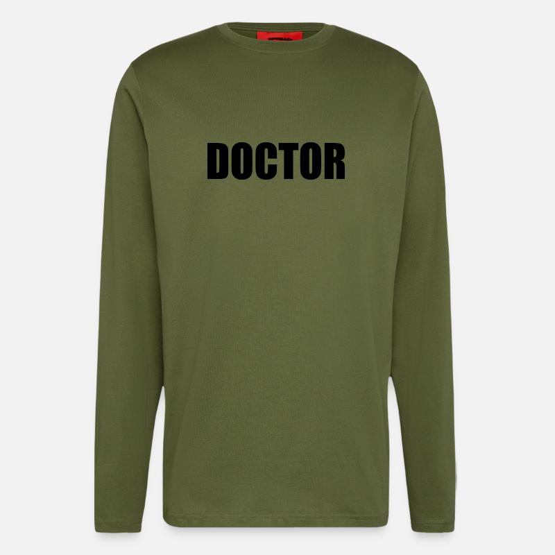 Doktor - Langarmshirt - made by SPREAD  - MOSS GREEN