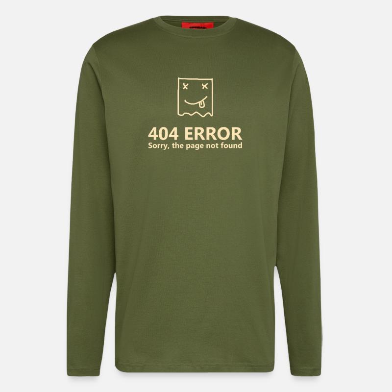 404 Error - Langarmshirt - made by SPREAD  - MOSS GREEN