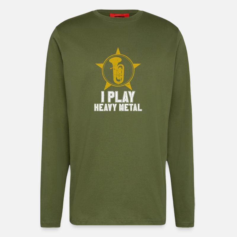 Tuba - Langarmshirt - made by SPREAD  - MOSS GREEN