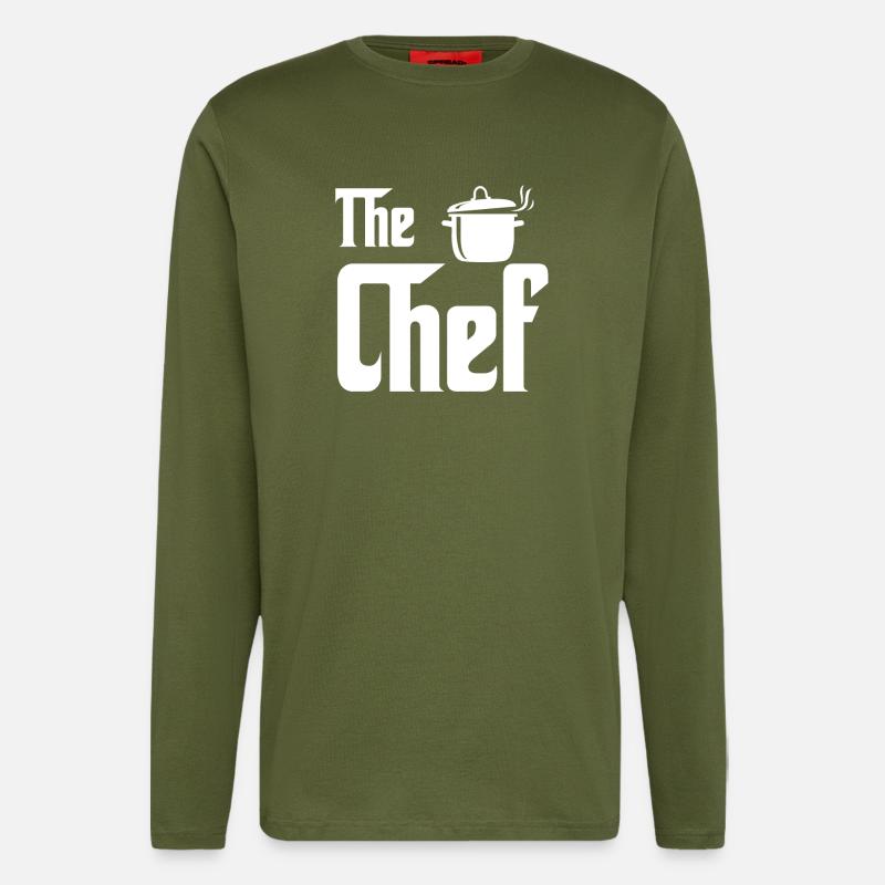 Kochen - Langarmshirt - made by SPREAD  - MOSS GREEN