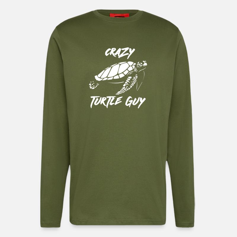 Turtle - Turtle Lover - Turtles - Longsleeve - made by SPREAD - MOSS GREEN