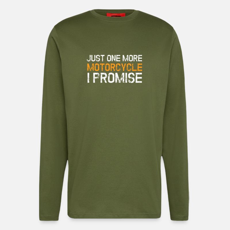 motorcycle - Longsleeve - made by SPREAD  - MOSS GREEN