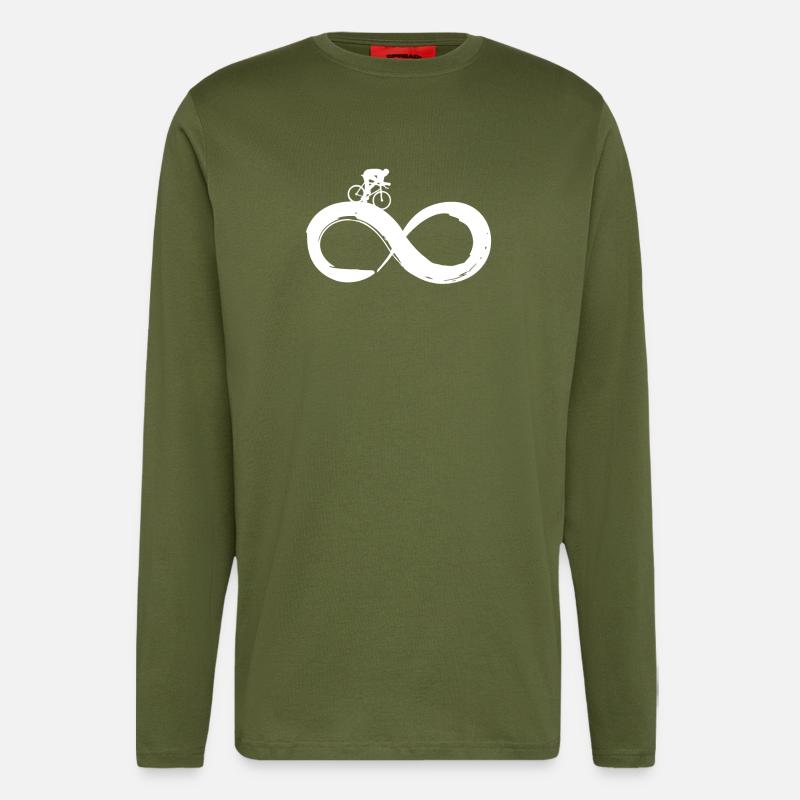Rennrad Infinity - Langarmshirt - made by SPREAD  - MOSS GREEN