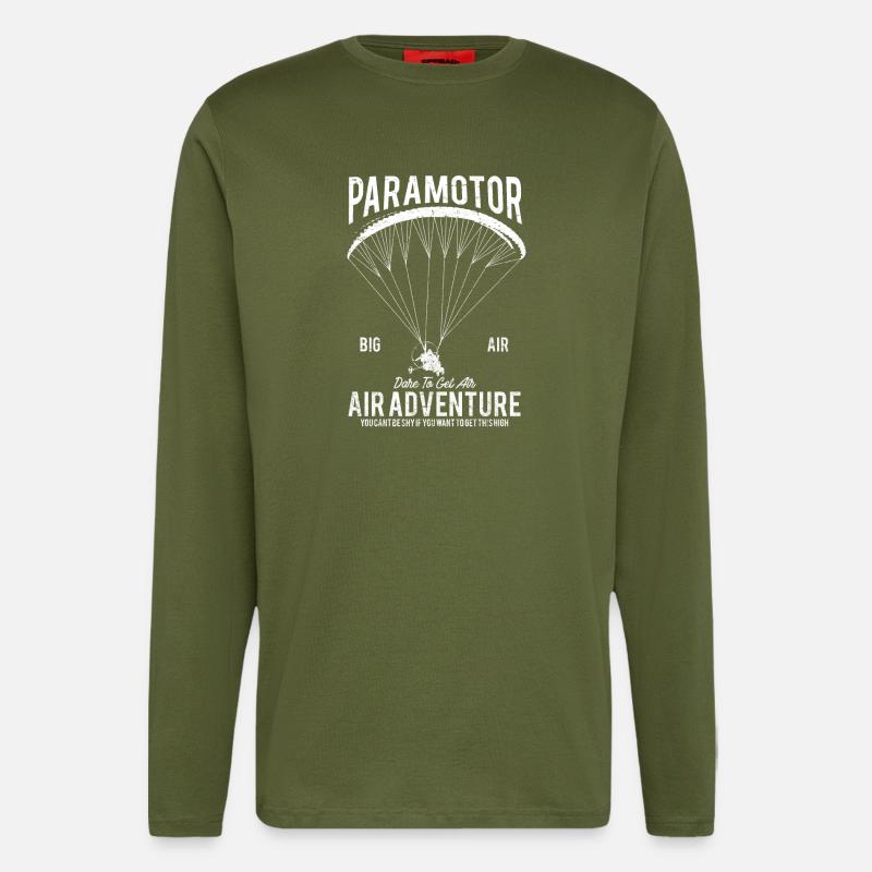 Paramotor - Longsleeve - made by SPREAD  - MOSS GREEN