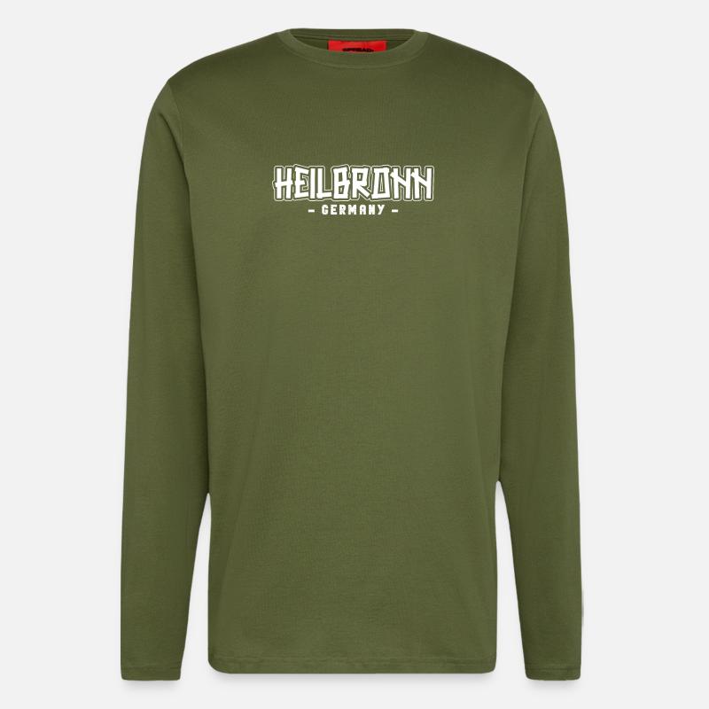 Heilbronnerin Heilbronner Heilbronn - Longsleeve - made by SPREAD  - MOSS GREEN