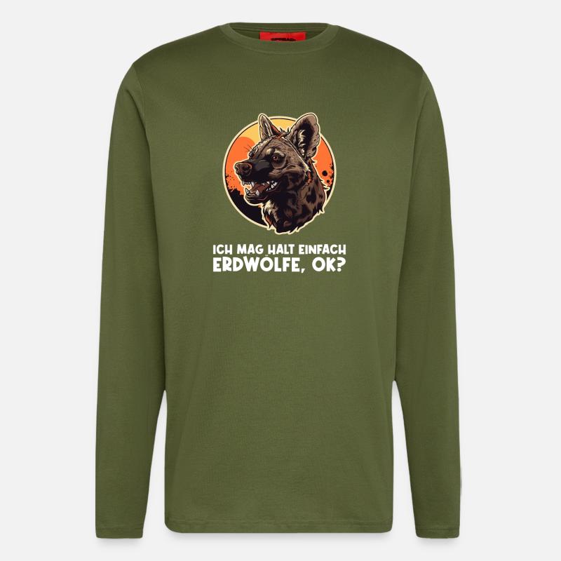 Aardwolves Aardwolf - Longsleeve - made by SPREAD  - MOSS GREEN