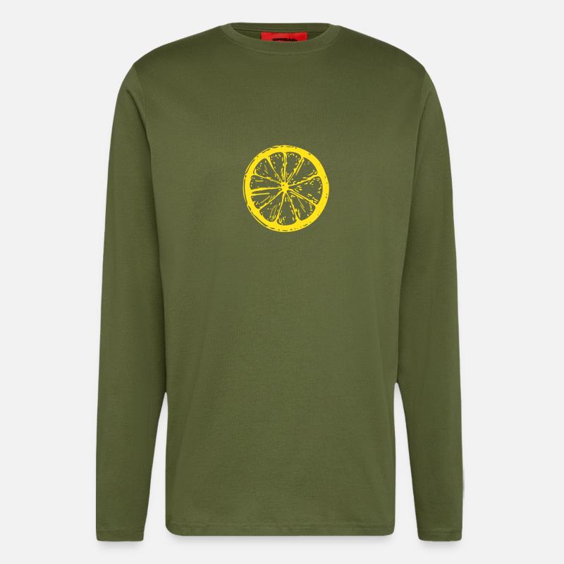 lemon - Longsleeve - made by SPREAD  - MOSS GREEN