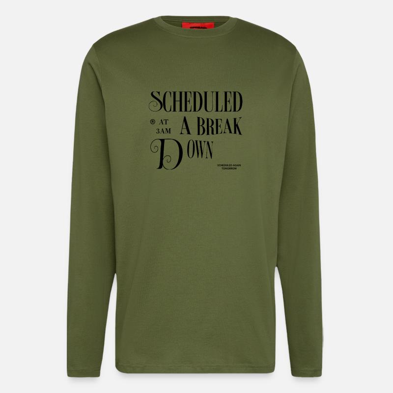Scheduled Breakdown - Langarmshirt - made by SPREAD  - MOSS GREEN