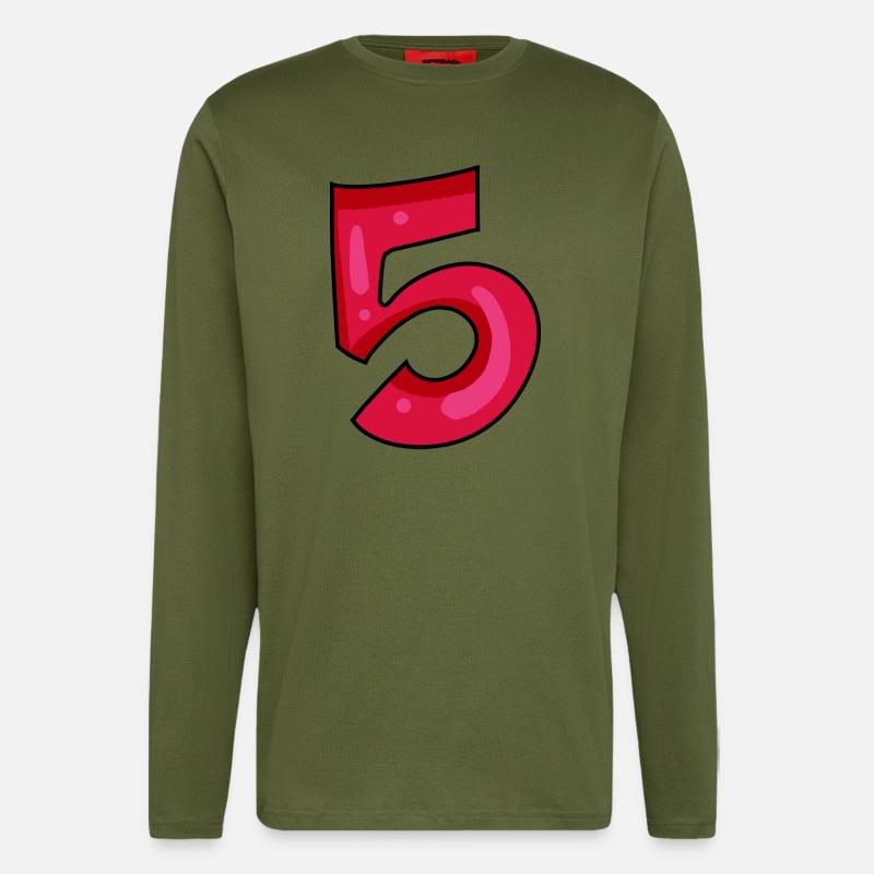 5 - Langarmshirt - made by SPREAD  - MOSS GREEN