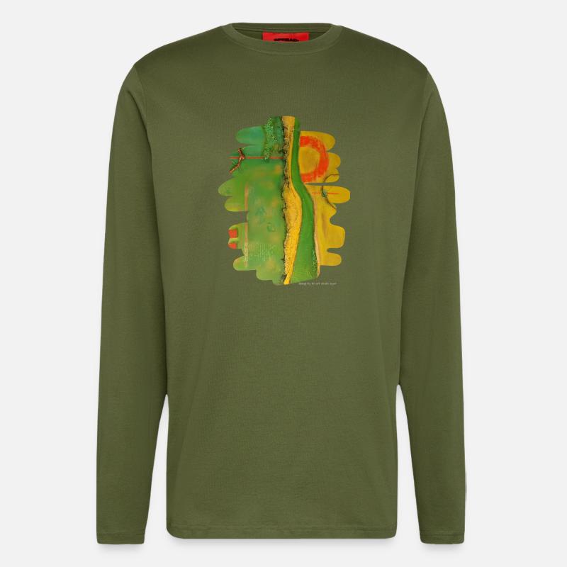 Flucht - Langarmshirt - made by SPREAD  - MOSS GREEN