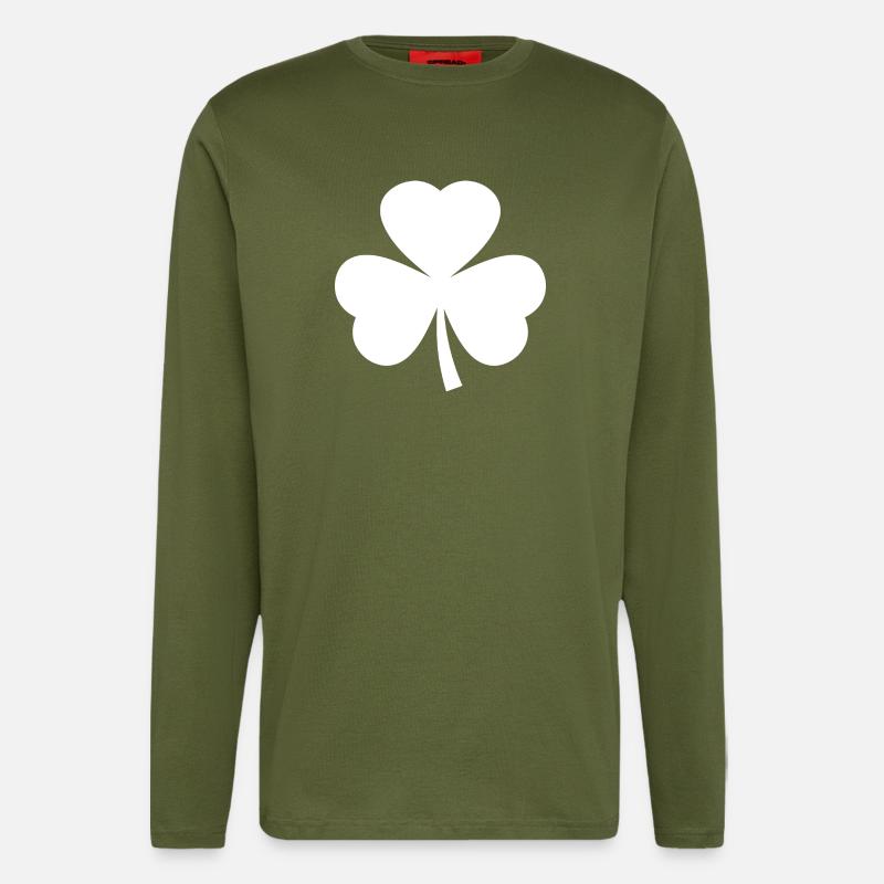 cloverleaf - Longsleeve - made by SPREAD  - MOSS GREEN