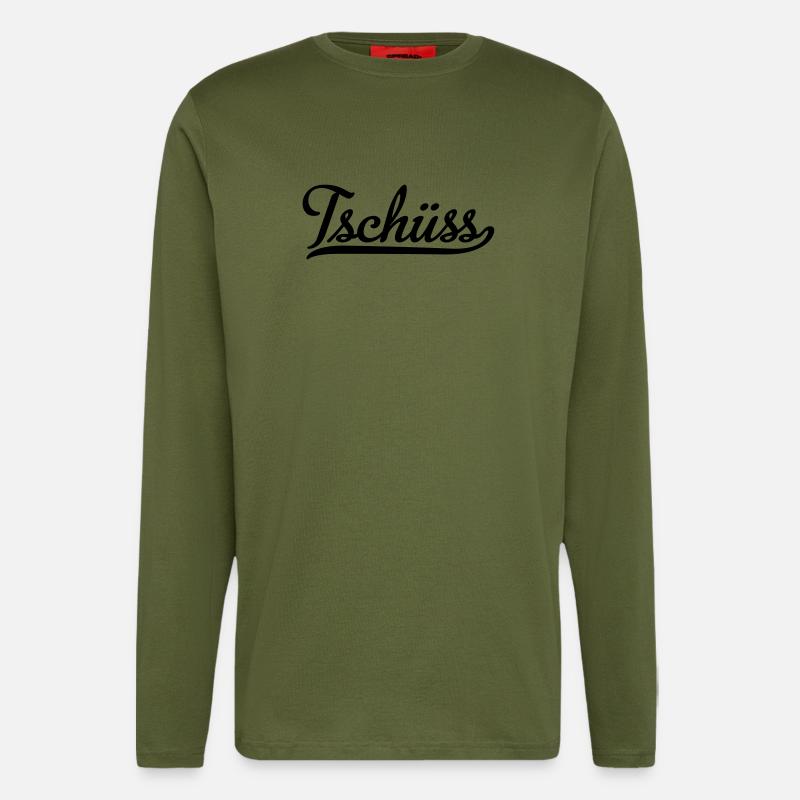 tschüss - Langarmshirt - made by SPREAD  - MOSS GREEN