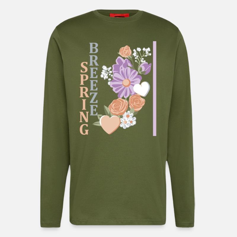Spring Breeze - Longsleeve - made by SPREAD  - MOSS GREEN