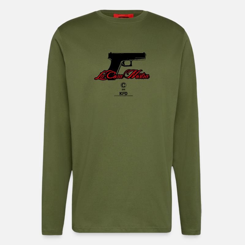 mafia - Langarmshirt - made by SPREAD  - MOSS GREEN