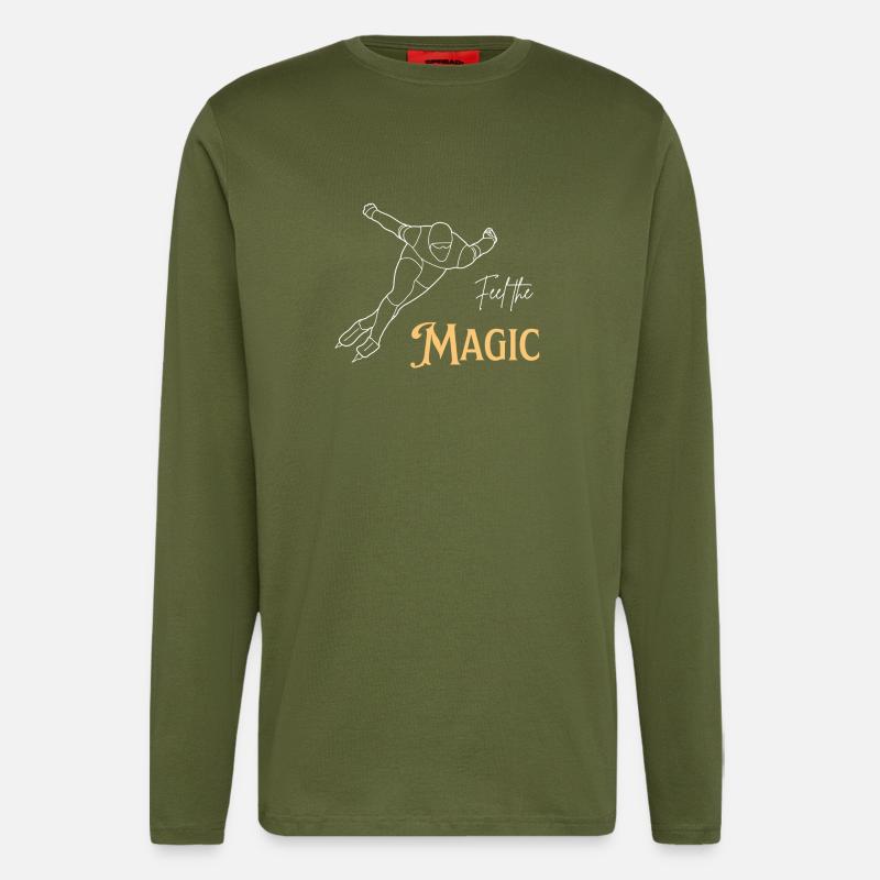 Feel the Magic - Langarmshirt - made by SPREAD  - MOSS GREEN