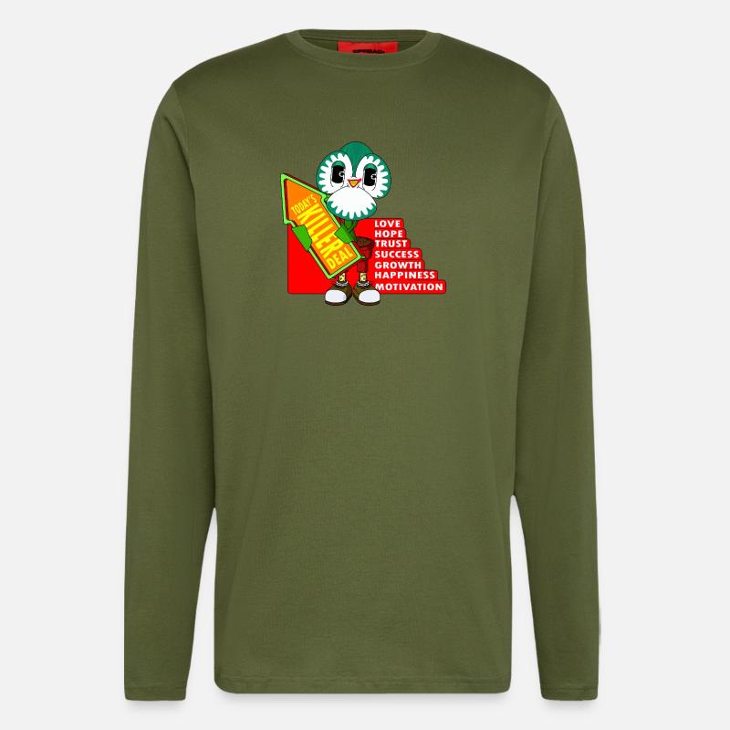 ZUFALL - Langarmshirt - made by SPREAD  - MOSS GREEN