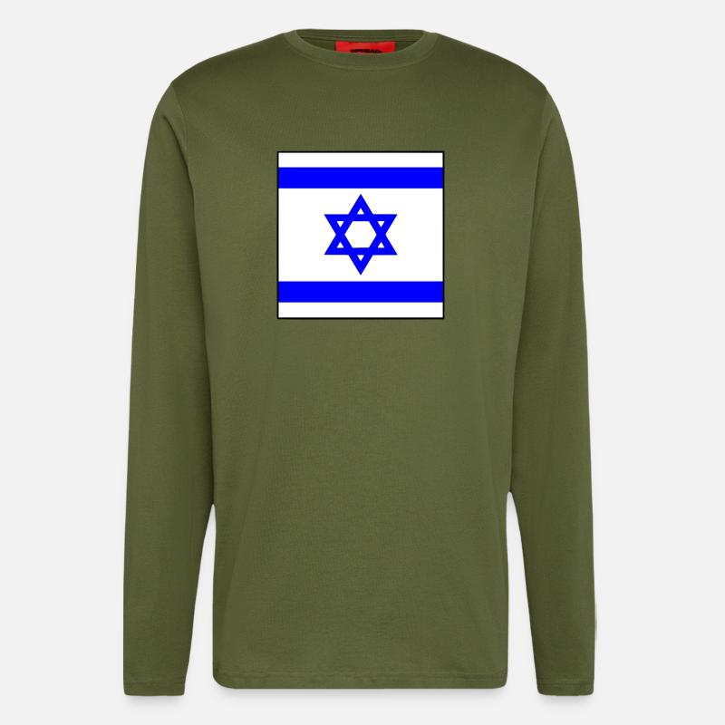 Israel - Langarmshirt - made by SPREAD  - MOSS GREEN