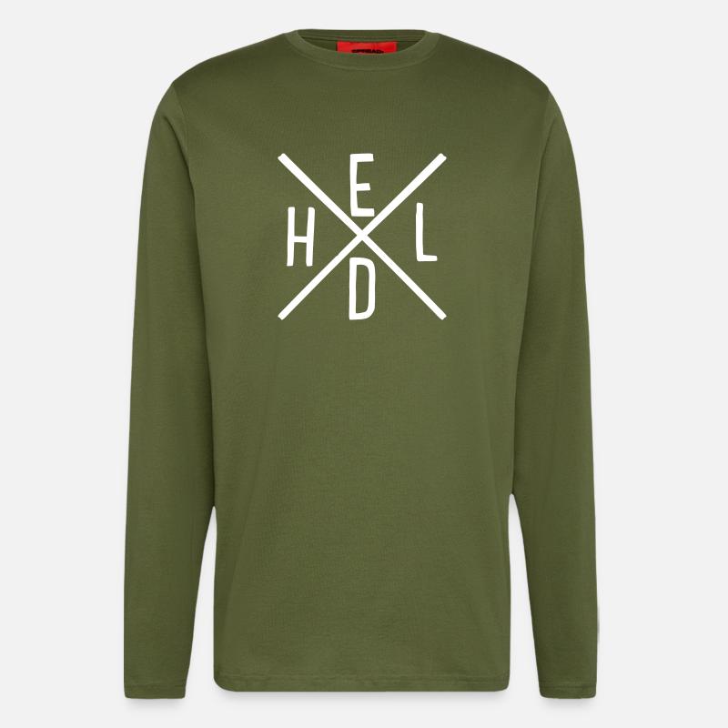 Held - Langarmshirt - made by SPREAD  - MOSS GREEN