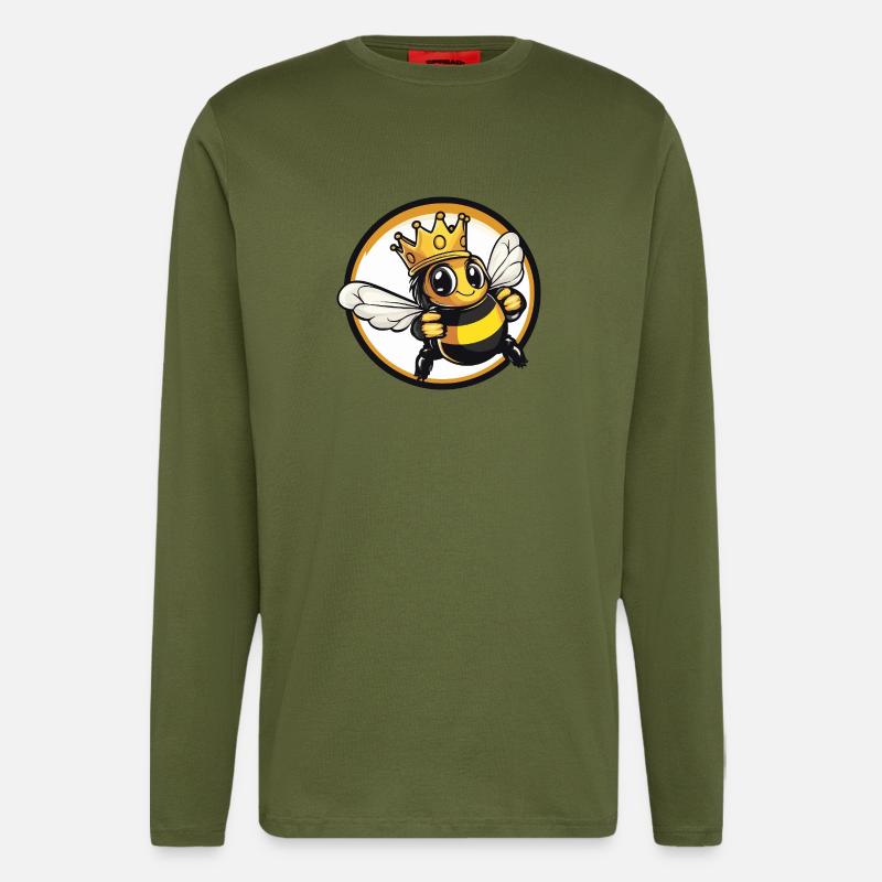 Bee Beer - Longsleeve - made by SPREAD  - MOSS GREEN