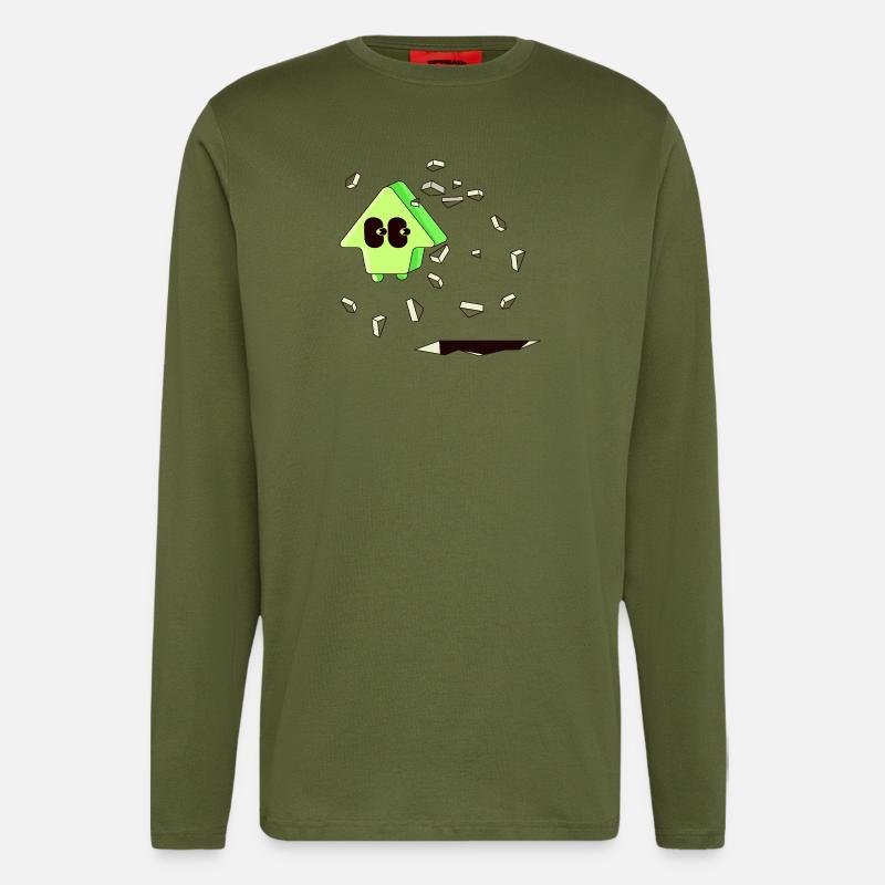 GOING UP - Longsleeve - made by SPREAD  - MOSS GREEN