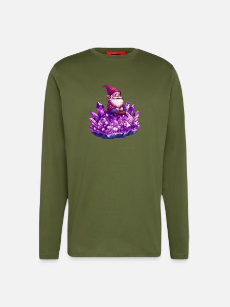 Gnome - Longsleeve - made by SPREAD  - MOSS GREEN