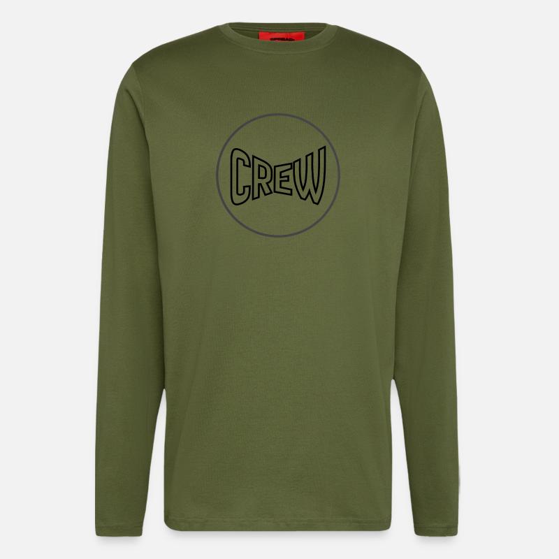 Black Circle Minimal - Longsleeve - made by SPREAD  - MOSS GREEN