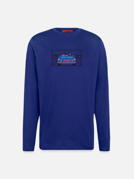 Retro Car Miami Logo - Longsleeve - made by SPREAD - MOSS GREEN