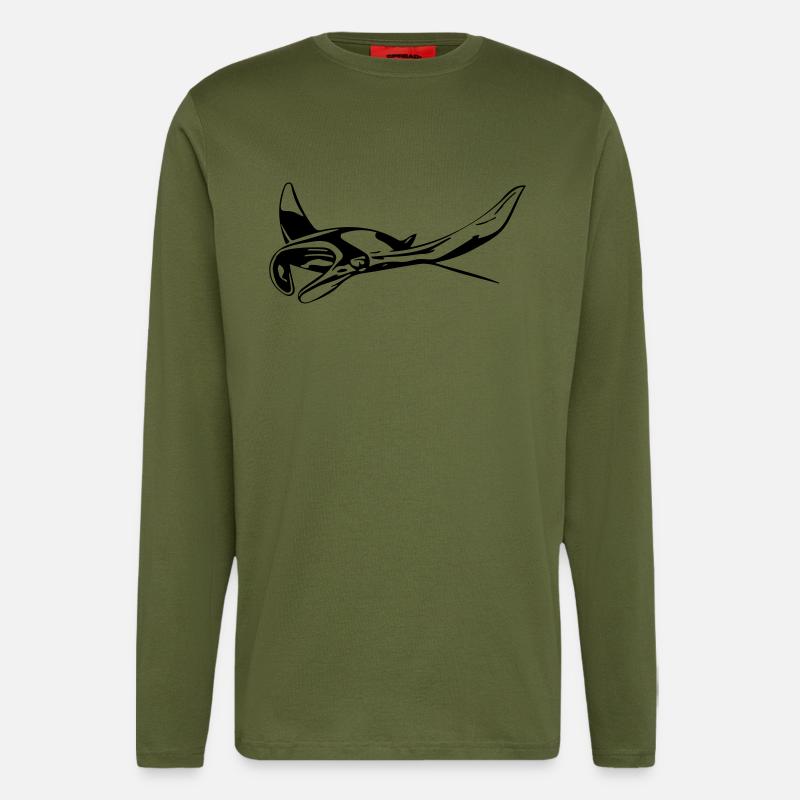 Manta Rochen - Langarmshirt - made by SPREAD  - MOSS GREEN