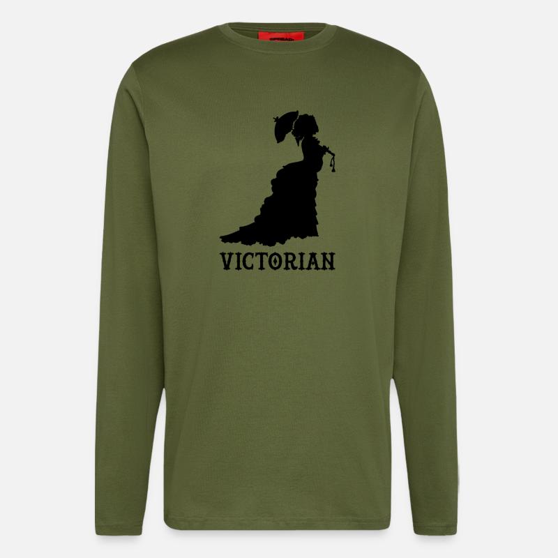 viktorianisch blak - Langarmshirt - made by SPREAD  - MOSS GREEN
