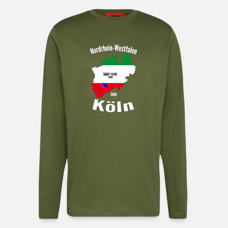 NRW Köln - Langarmshirt - made by SPREAD - MOSS GREEN