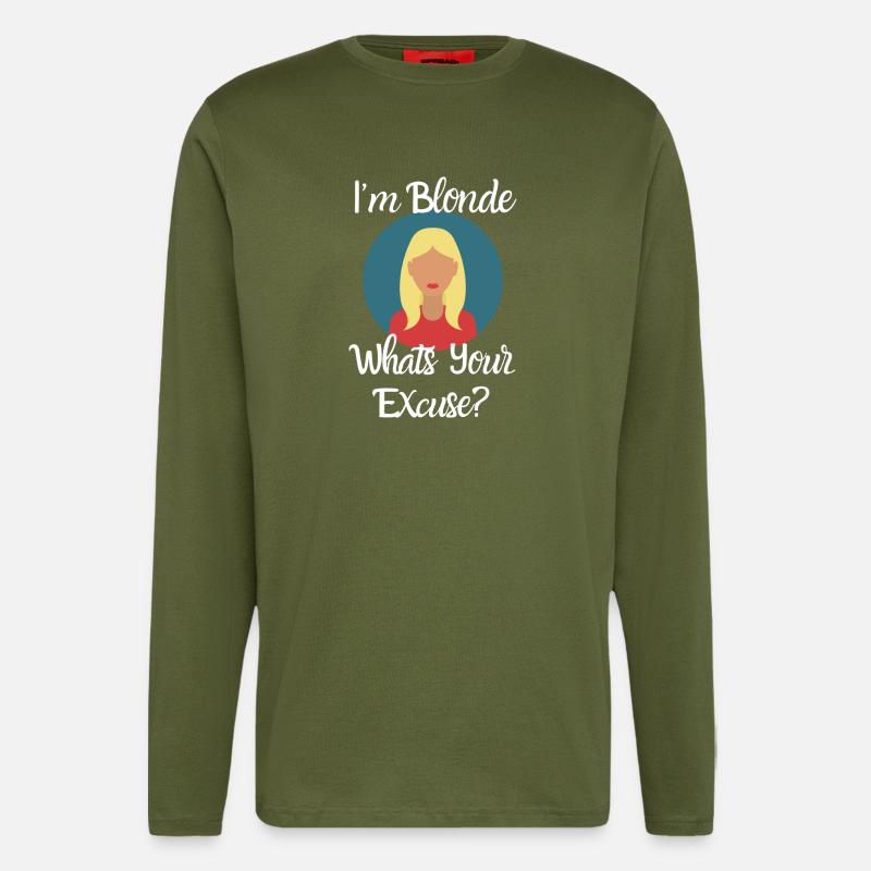 Blond hair - Longsleeve - made by SPREAD  - MOSS GREEN