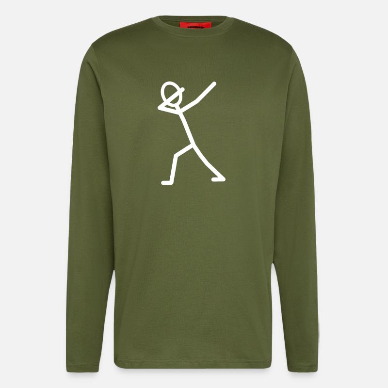 DAB DÄB Jubel Geschenkidee - Langarmshirt - made by SPREAD  - MOSS GREEN