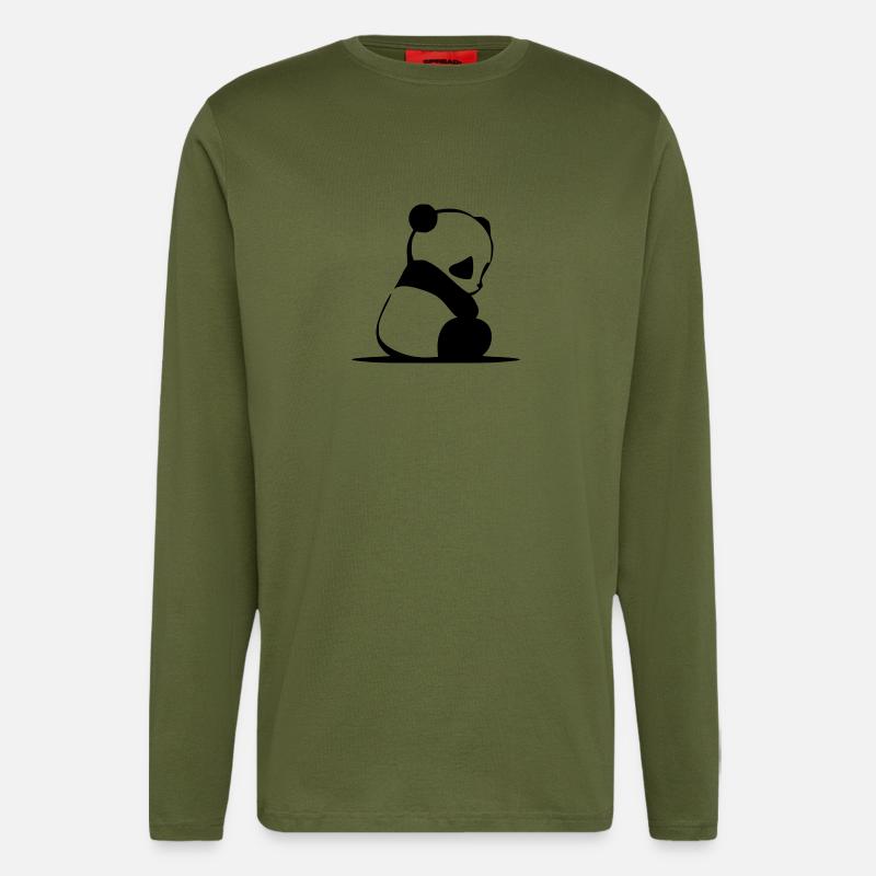 Panda - Langarmshirt - made by SPREAD  - MOSS GREEN