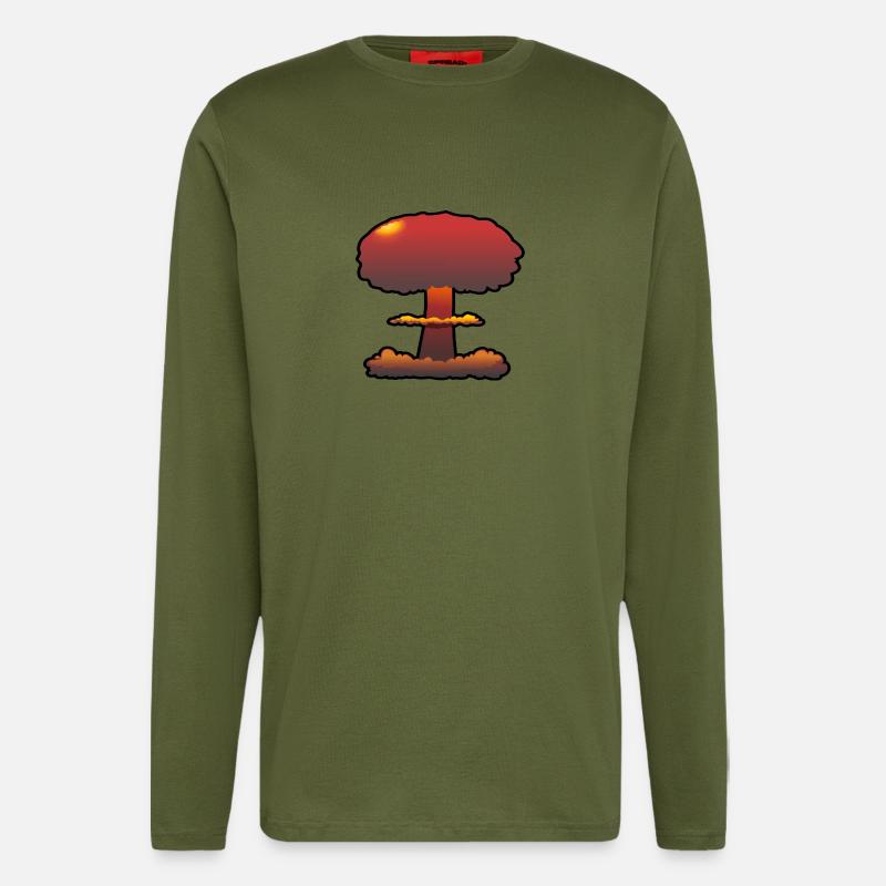 Boom Comic Explosion Atompilz - Langarmshirt - made by SPREAD  - MOSS GREEN