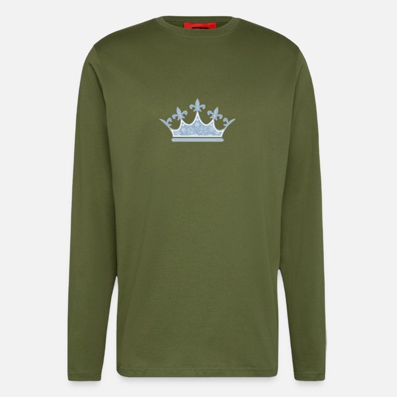Krönchen, Prinzesschen - Langarmshirt - made by SPREAD  - MOSS GREEN