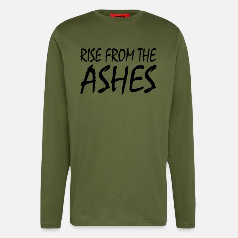 RISE FROM THE ASHES - Langarmshirt - made by SPREAD  - MOSS GREEN