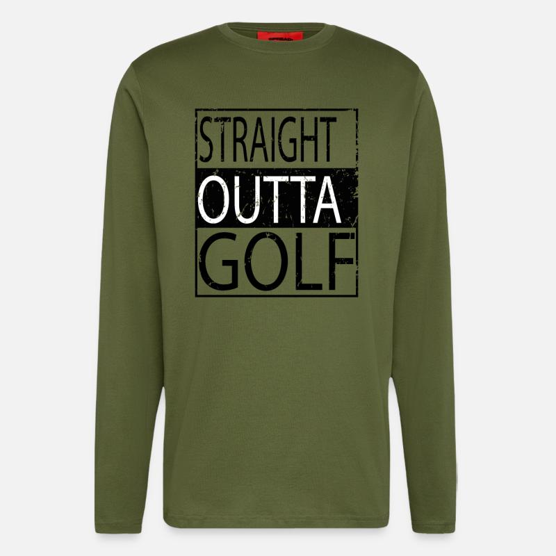 Skiboarding saying funny - Longsleeve - made by SPREAD  - MOSS GREEN