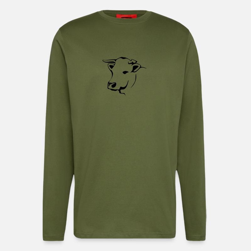Rind - Langarmshirt - made by SPREAD  - MOSS GREEN