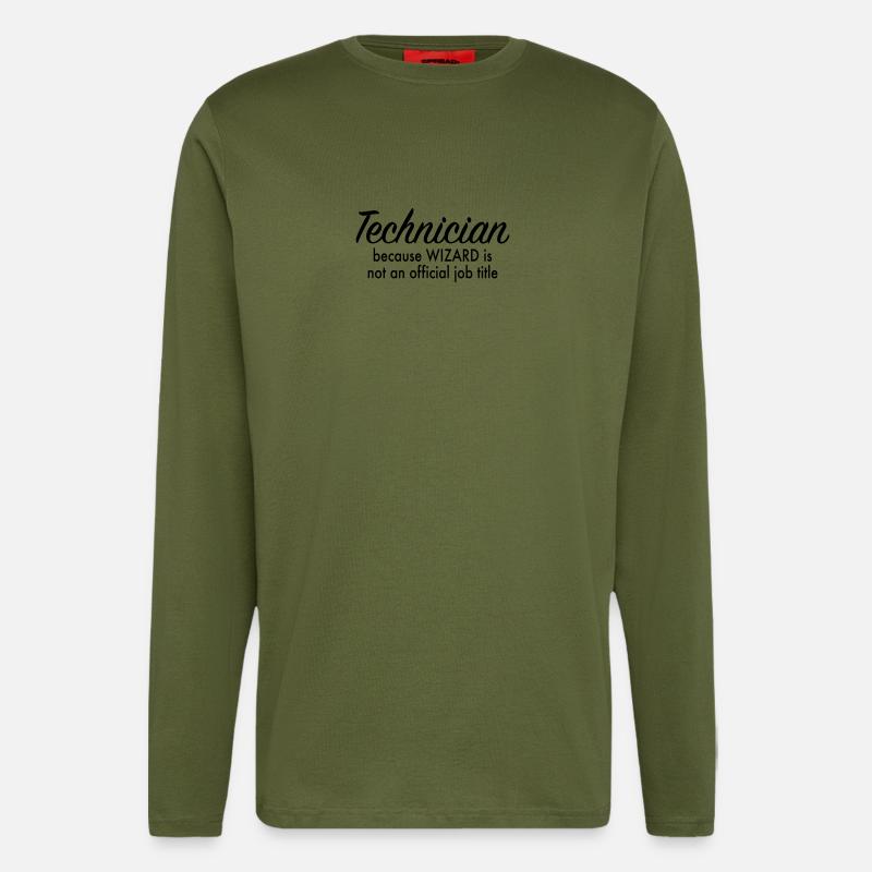 Techniker - Langarmshirt - made by SPREAD  - MOSS GREEN