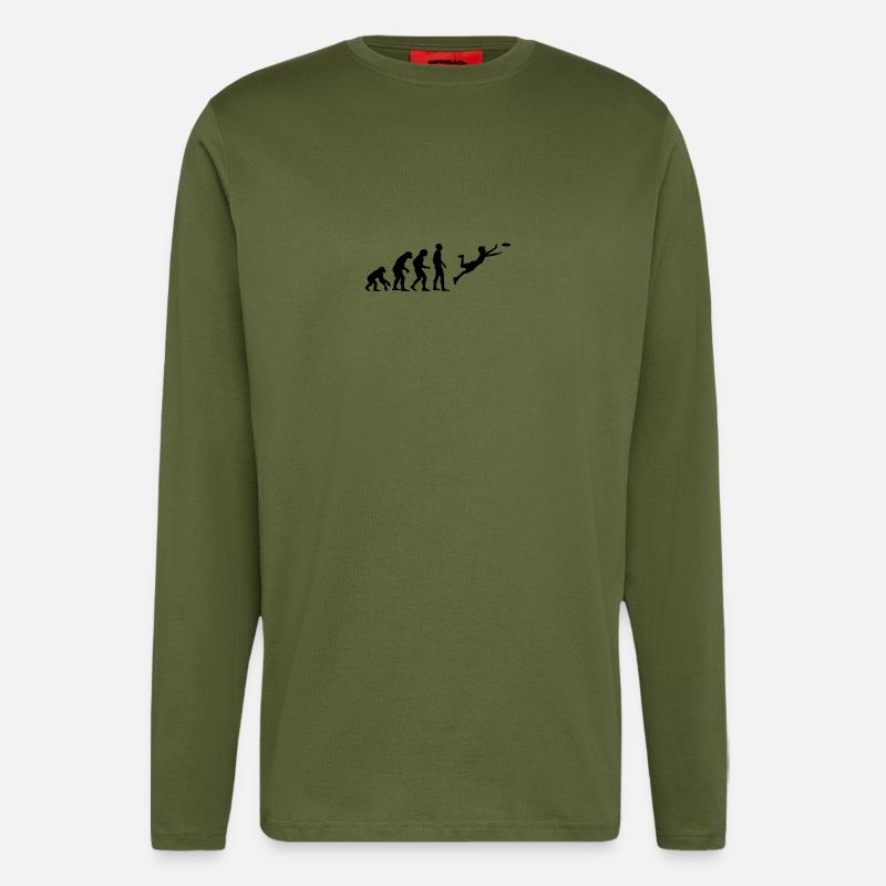 Ultimate Evolution - Manches longues bio décontracté fabriqué en UE - MOSS GREEN
