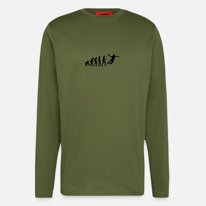 Handball Evolution - Longsleeve - made by SPREAD  - MOSS GREEN