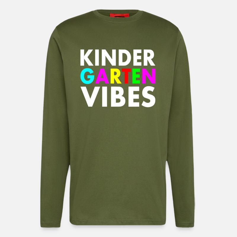 kindergarten vibes - Langarmshirt - made by SPREAD  - MOSS GREEN