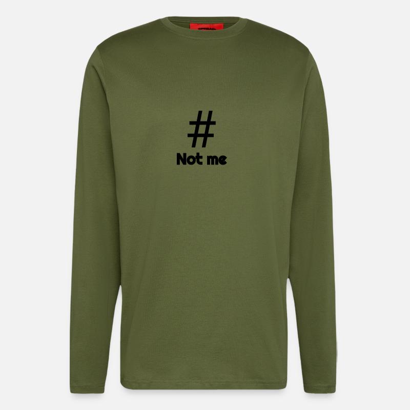 # Not me - Langarmshirt - made by SPREAD  - MOSS GREEN