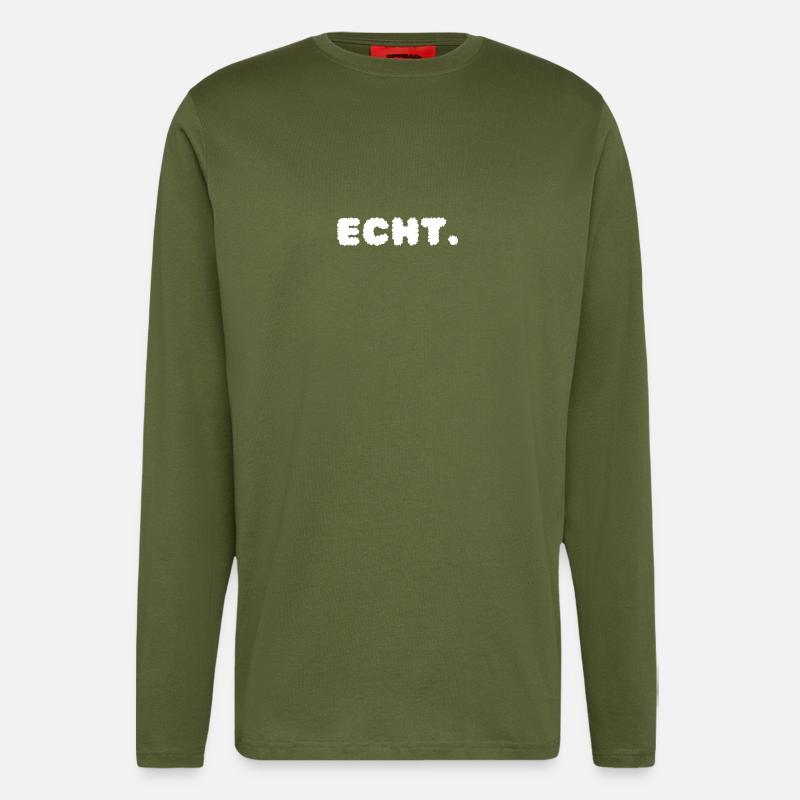Echt. - Langarmshirt - made by SPREAD  - MOSS GREEN