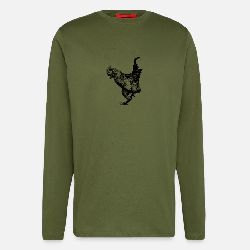 Hahn - Langarmshirt - made by SPREAD  - MOSS GREEN
