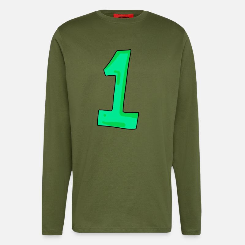 1 - Langarmshirt - made by SPREAD  - MOSS GREEN
