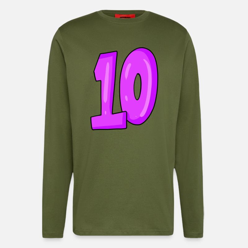 10 - Langarmshirt - made by SPREAD  - MOSS GREEN