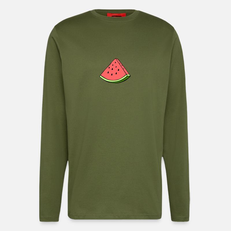 watermelon summer - Langarmshirt - made by SPREAD  - MOSS GREEN
